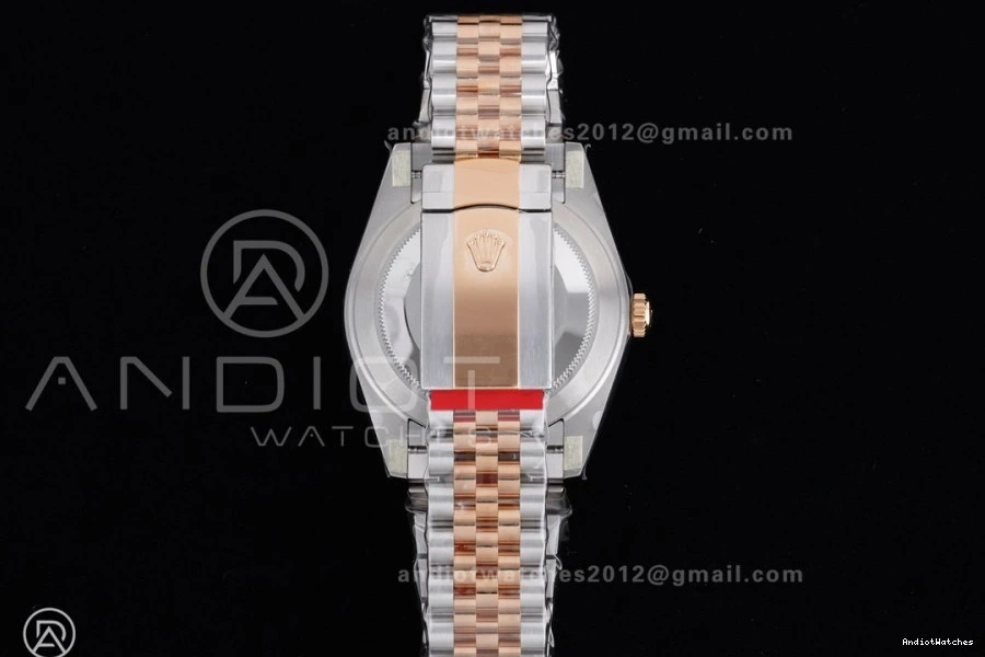 41 on SS Jubilee 591 126331 904L DateJust RG SH RG Steel Bracelet Best 1:1 Clean Premium Dial Edition Diamonds 1229